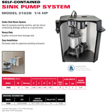 Pentair 2162B  6 Gallon Under Sink Laundry Pump System With Tank - Quantity of 1