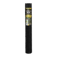 Midwest Air 889524A 4' x 50' Roll Of Black Multi-Purpose Netting Fence