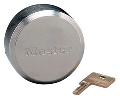 Master Lock 6271KAW700A 80030 2-7/8" Keyed Alike Hockey Puck Shackleless Padlock