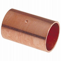 Nibco W00720D 1/2" Wrot Copper Pipe Couplings CxC With Dimpled Tube Stop