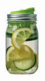 Fox Run 82622 Green Fruit Infusion Lid For Regular Mouth Mason Jars - Quantity of 3
