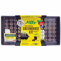 Jiffy J372PROGS Professional Greenhouse Seed Starting Tray Kits With 72 Pellets