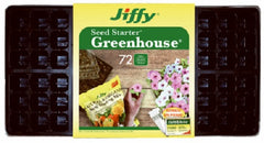Jiffy T72HST-14 11" x 22" Plant Seed Tray Easy Grow Greenhouse Kit