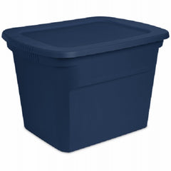 Sterilite 17317408 18 Gallon Blue Marine Storage Totes - Quantity of 8