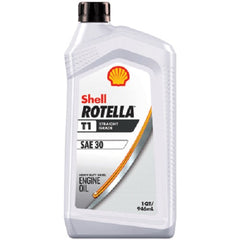 Shell 550049236 1 Quart Bottle Of Rotella T1 SAE 30W Motor Oil
