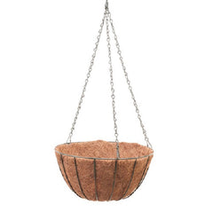 Green Thumb 88500GT 12" Green Round Growers Hanging Basket Pot / Planter - Quantity of 2