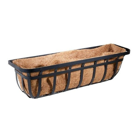 Panacea 88557GT 30 Inch Flat Iron Window Planter Trough Basket - Quantity of 2