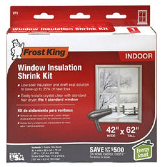 Thermwell V73H Frost King 42" x 62" Indoor Shrink Window Insulator Kit