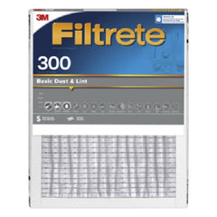 3M Filtrete Basic 300 Gray Dust & Lint Pleated Air Filter