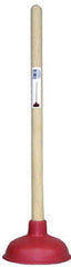 Everflow C28806 6" x 18" Force Cup Wood Handle Household Toilet Plunger
