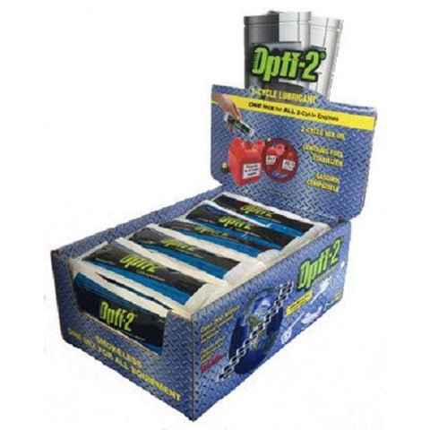 Interlub International 20096 1.8 oz Opti-2 2 Cycle Mix Engine Oil With Fuel Stabilizer - Quantity of 48