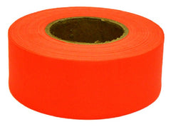 Hanson 17000 150 ft Glo Orange Vinyl Flagging Tape / Marking Ribbon