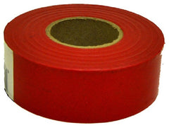 Hanson 17002 150 ft Glo Red Vinyl Flagging Tape / Marking Ribbon