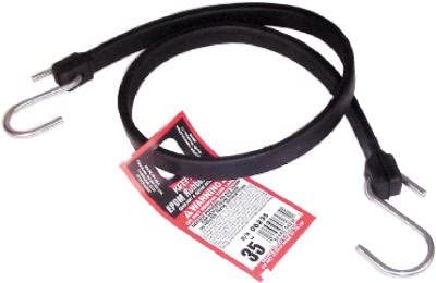 Keeper 06235 35" EPDM Rubber Bungee Cord Tie Down Straps - Quantity of 10