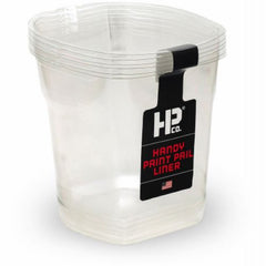 Bercom 2520-CT 6-Pack Of Clear Handy Paint Pail Liners