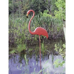 plastic lawn flamingo