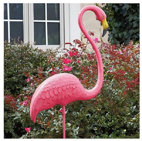 Union 62565 Realmingo 52" Original Featherstone Pink Plastic Lawn Flamingo - Quantity of 1