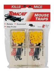 Tomcat 0373524 2-Pack Wooden Old Fashioned Spring Set Mouse Traps