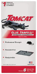 Tomcat 0362610 6-Pack Professional Strength Ready to Use Mouse Glue Traps