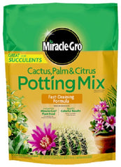 Miracle Gro 72078500 8 Quart Bag Of Cactus Palm & Citrus Potting Soil Mix