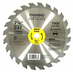 Disston 694374 Master Mechanic 7-1/4" 24-Tooth Framing Combo & Circular Saw Blade