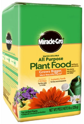 Scotts Miracle Gro 2000992 8 oz Water Soluble All Purpose Plant Food - Quantity of 3