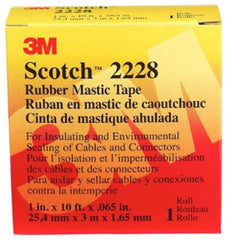 3M Company 50727-BA-5 1" x 10' Roll Of Professional Grade Electrical Rubber Mastic Tape