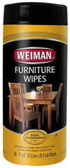 Weiman 95 30 Count Wood Furniture Cleaner And Polish Wipes