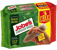 Jobe's 01610 15 Pack Of All Season Tree & Shrub 16-4-4 Jumbo Fertilizer Food Spikes