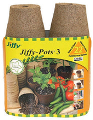 Jiffy JP322 22-Pack 3" Round Seed Starting Peat Pots