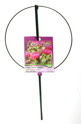 12 ea Luster Leaf 987 18" D x 30" Single Ring Folding Peony Hoop Plant Supports