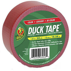 6 ea 392874 1.88"x60' ALL PURPOSE RED DUCK DUCT TAPE