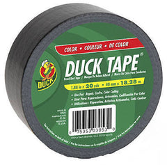 Shurtech 392875 1.88"x60' ALL PURPOSE BLACK DUCK DUCT TAPE - Quantity of 6 rolls