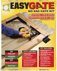 Homax 80099 Easy Gate Steel Construction No-Sag Bracket Kit for Doors / Gates