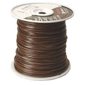 Coleman 55305-04-07 250' 18/5 Brown Vinyl Jacketed Solid Thermostat Wire - Quantity of 4 rolls