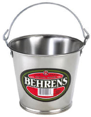 Behrens 1202GS 55 oz Galvanized Steel Water Pail / Bucket With Handle - Quantity of 10