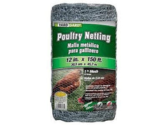 MAT 308418B 12" x 150' , 1" Mesh Poultry Netting Chicken Wire Fencing
