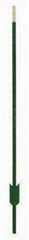 Midwest Air Tech 901176AB 6' Green Steel Studded Tee "T" Fence Posts - Quantity of 5