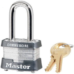 Master Lock 3KALF-3210 1-1/2" Laminated Keyed Alike Padlocks w 9/32" Shackle