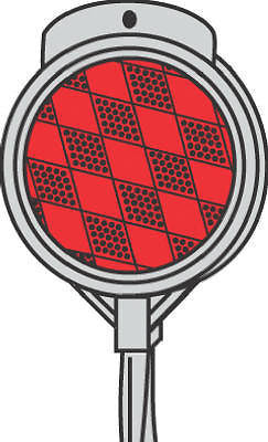 Hillman 840070 36" Tall Red Driveway Marking Reflectors - Quantity of 48