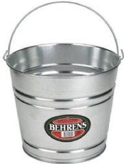 Behrens 1208GS 8 Quart Galvanized Sheet Steel Water Pail / Bucket With Handle