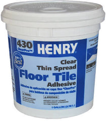 Henry 12098 # 430 1 Gallon Clear Thin Spread Vinyl Tile Flooring Adhesive - Quantity of 1