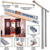 L E Johnson 153068PF 3' x 6' 8" Universal 1-3/8" or 1-3/4" Pocket Door Frame