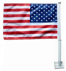 Annin 71808 11" x 18" US American Car / Truck Flags / Attaches To Car Window - Quantity of 6