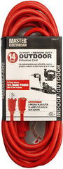 02407ME 25' 14/3 SJTW-A RED 15A IN/OUT EXTENSION CORD