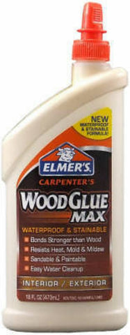 Elmer's E7310 16 oz Stainable Waterproof Carpenters Indoor/Outdoor Wood Glue - Quantity of 5