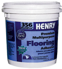 Henry 12073 # 356 Prem Multipurpose Vinyl Carpet Flooring Adhesive - Quantity of 4