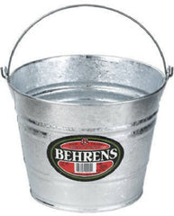 Behrens 1205 5 Quart Galvanized Steel Metal Water Pail Bucket With Handle