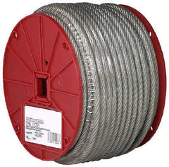 APEX 7000697 250'X 3/16" VINYL COATED GALVANIZED CABLE