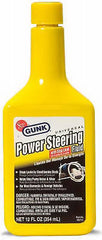 Gunk M2713 12 oz Universal Power Steering Fluid With Stop Leak
